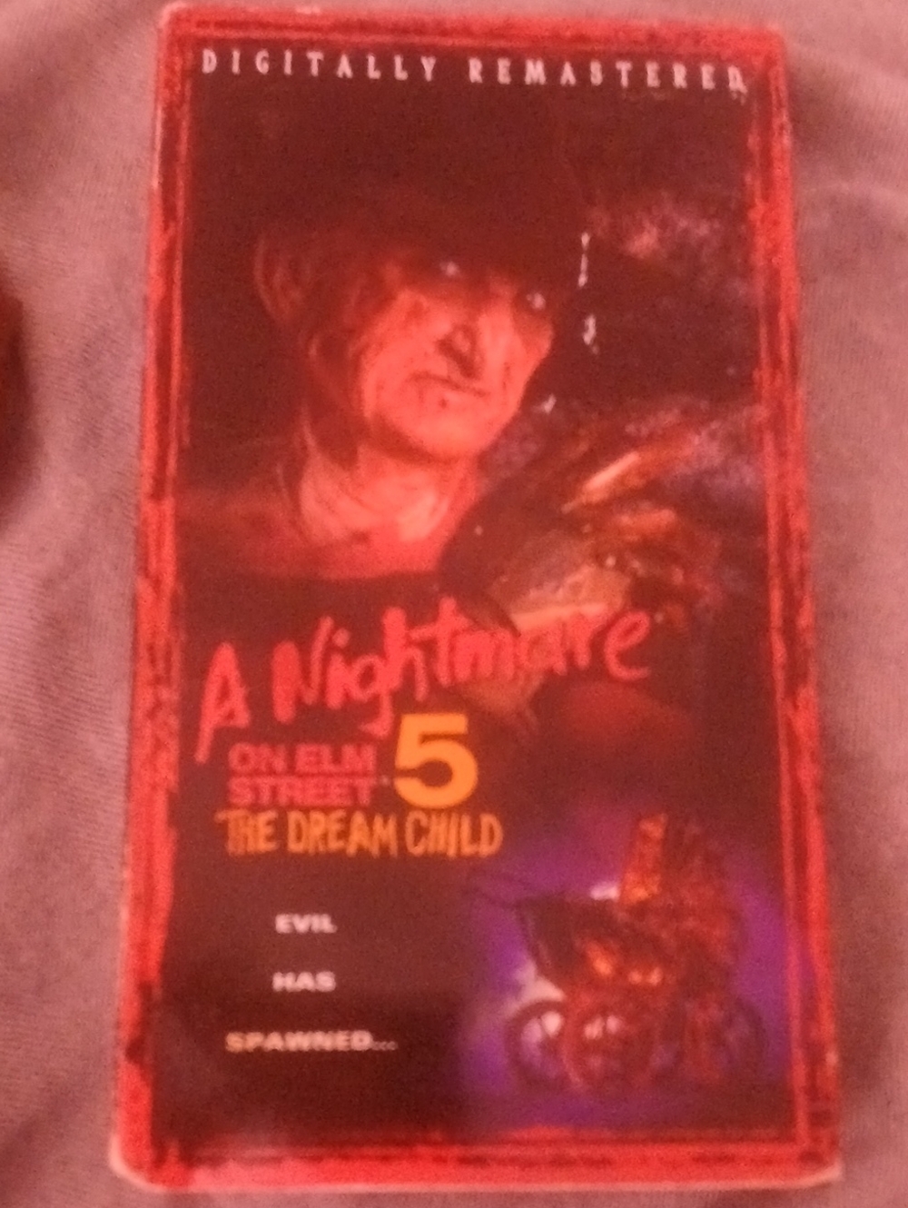 Vintage Nightmare on Elm Street vhs